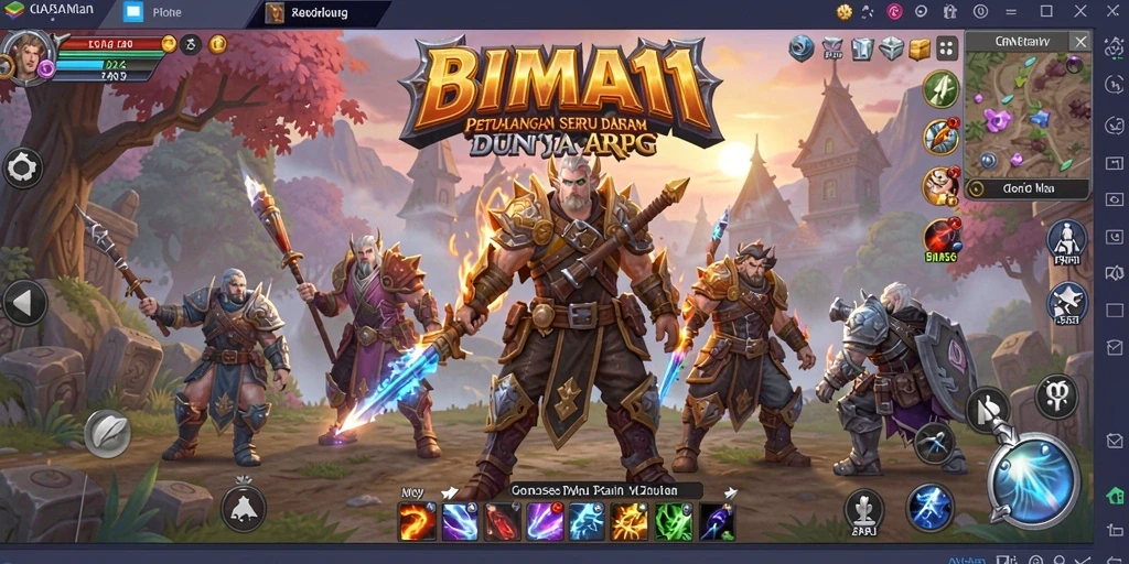 Tampilan menarik dalam menyelami dunia ARPG BIMA11.