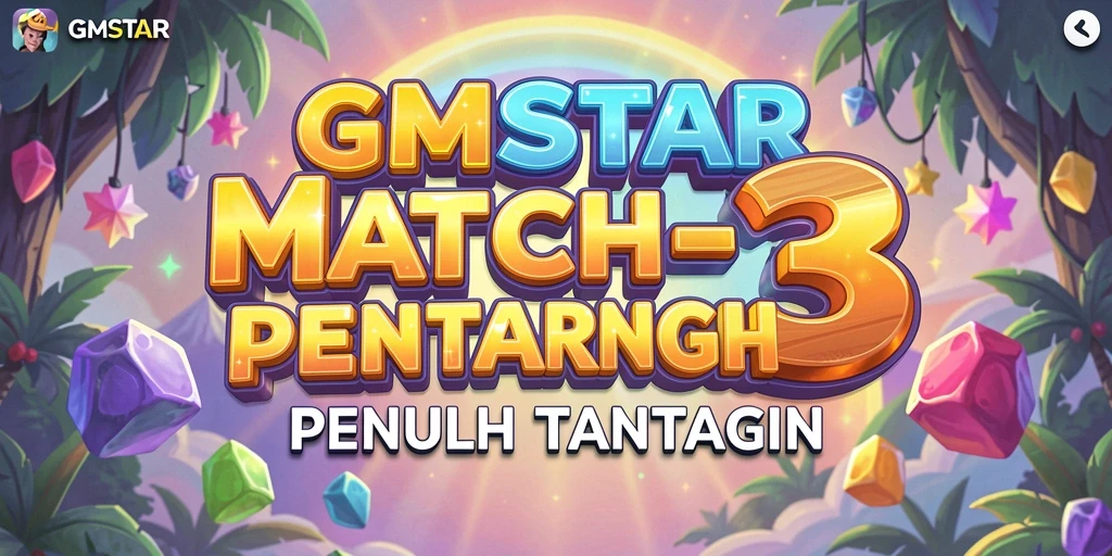 Tampilan gameplay seru GMSTAR dalam genre Match-3.