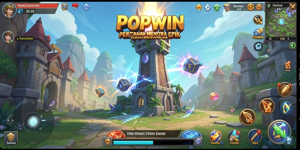 Gameplay seru dan strategis dalam Tower Defense dengan POPWIN.