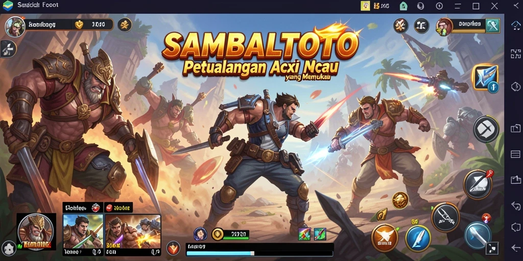 Tampilan gameplay menarik dari SAMBALTOTO dengan aksi seru