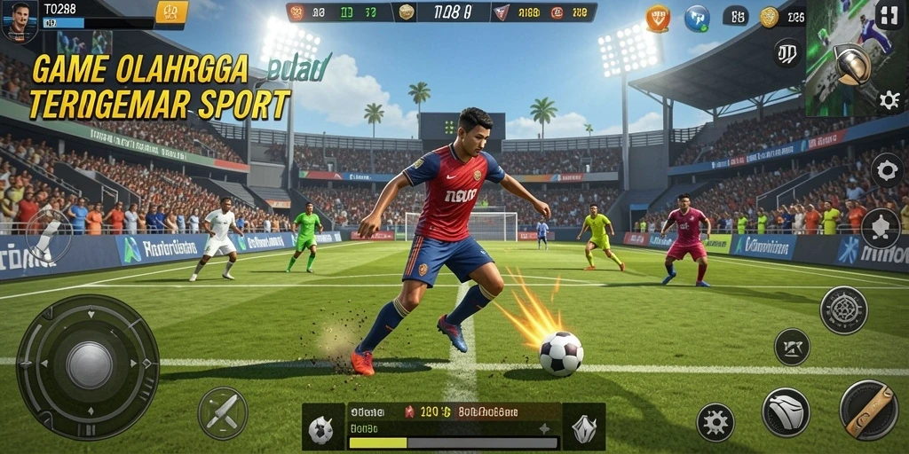 Tampilan dinamis gameplay TO288 dengan serunya kompetisi olahraga