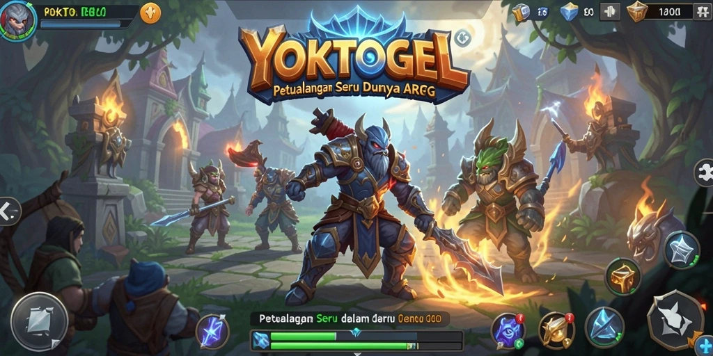 Tampilan seru gameplay ARPG YOKTOGEL yang penuh aksi.